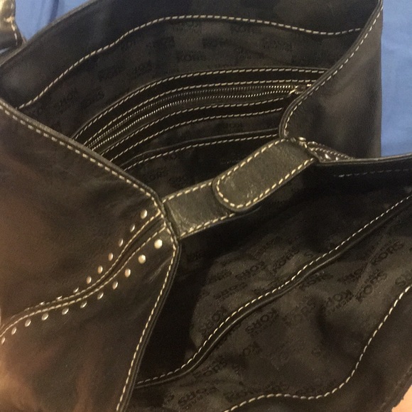 Michael Kors Black Leather Bag - Picture 3 of 4